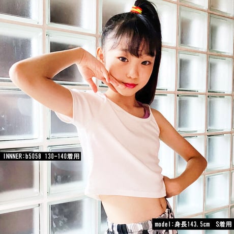 b5130アシメキャミTシャツ