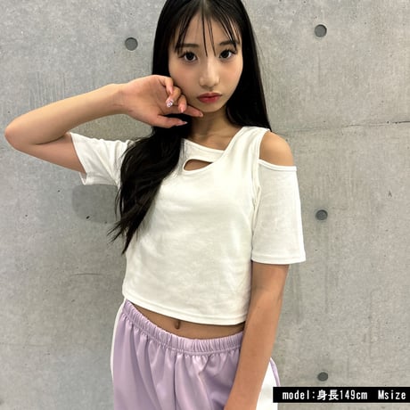 b5109アシメ半袖T