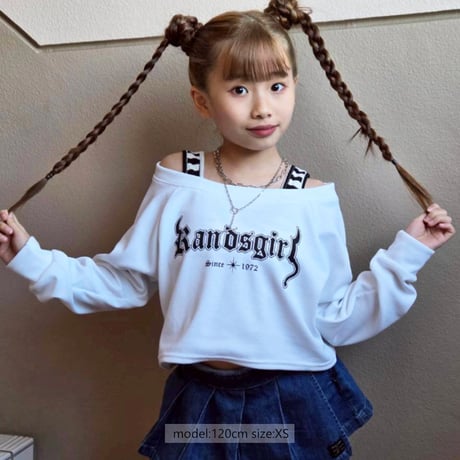 r1038　レイヤード風オフショルトップス