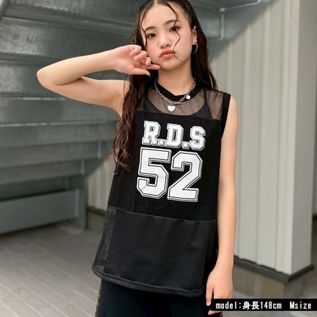 b5284　ビブス風メッシュタンク