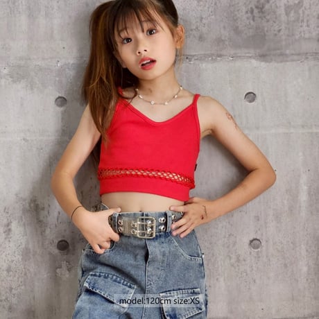 r1035　メッシュ切替キャミ