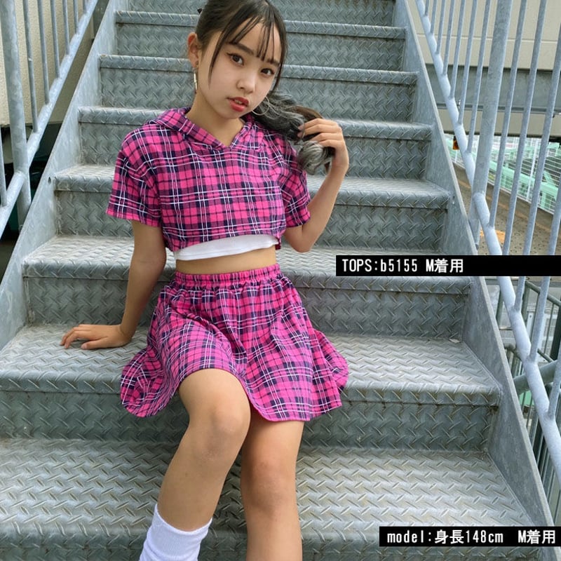 b5164 チェックフレアミニスカート | saleroom