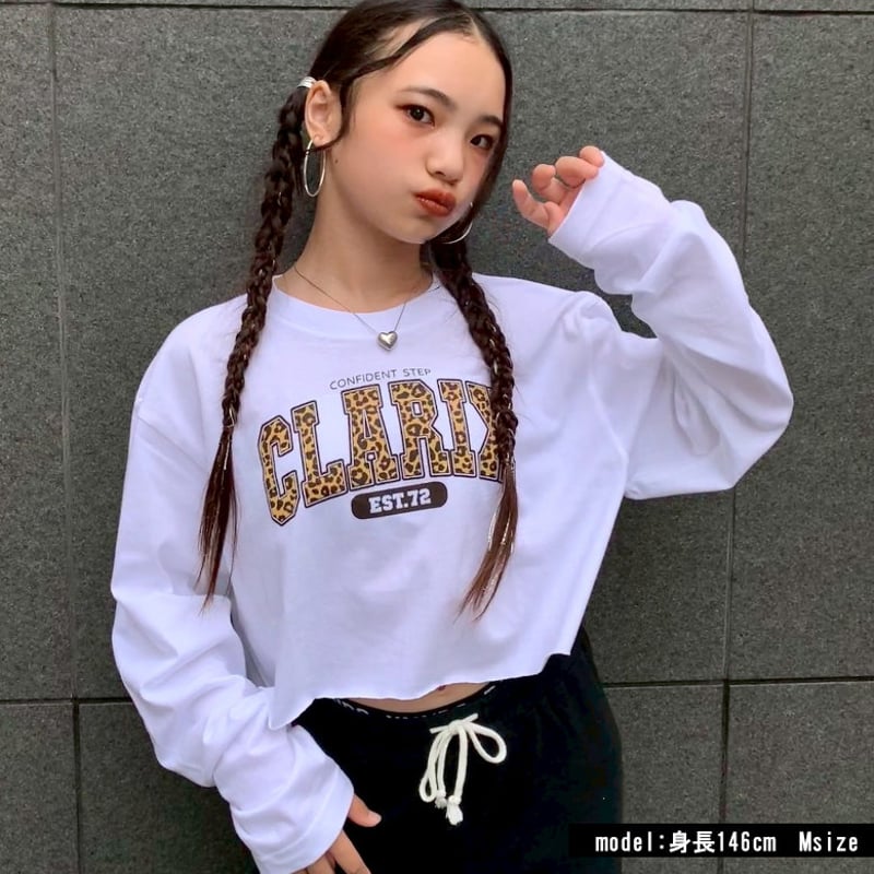 b5268 レオパードロゴロングスリーブT | saleroom