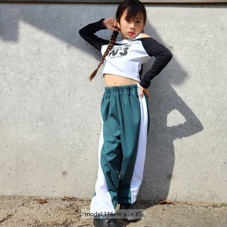 r1027　配色ジャージパンツ