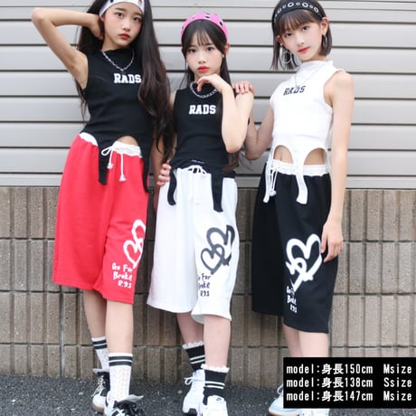 b5287　スウェットハーフパンツ