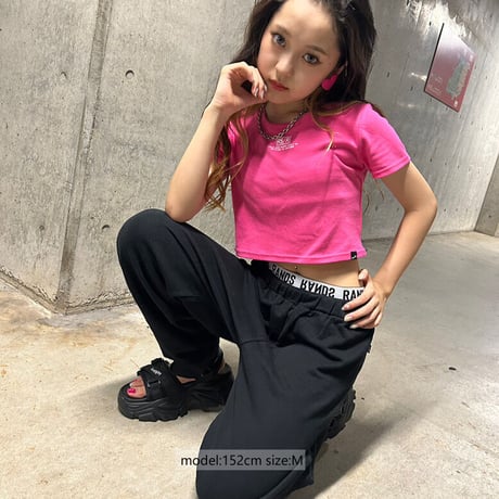 r1006　ロゴゴム付きスウェットパンツ