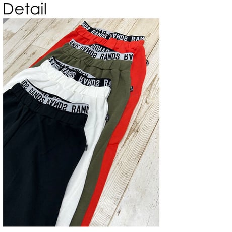 r1006　ロゴゴム付きスウェットパンツ