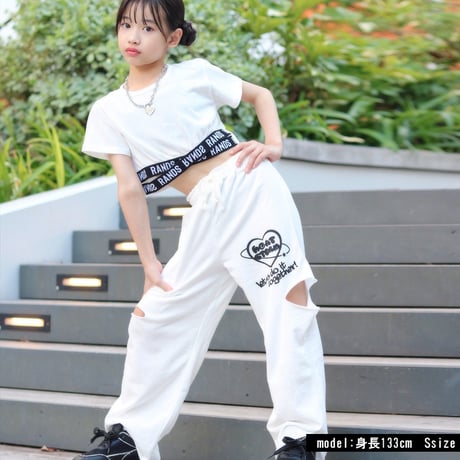b5263　サイドダメージptワイドパンツ