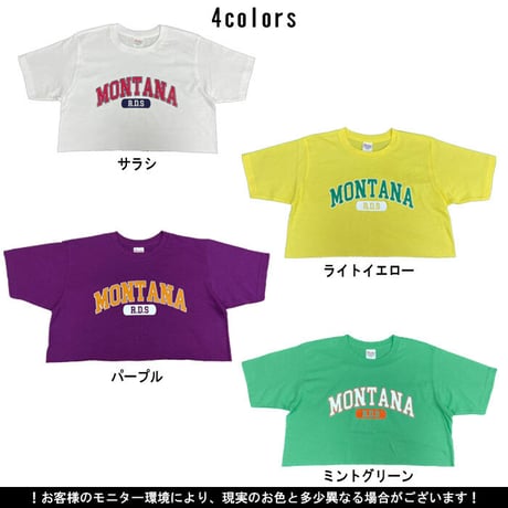 b5127カットオフカレッジロゴT-shirt