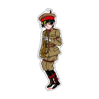 Sachiko Kaneoya Acrylic Keychain (ARMY) ／カネオヤサチコ アクリルスタンド (陸軍将校殿)