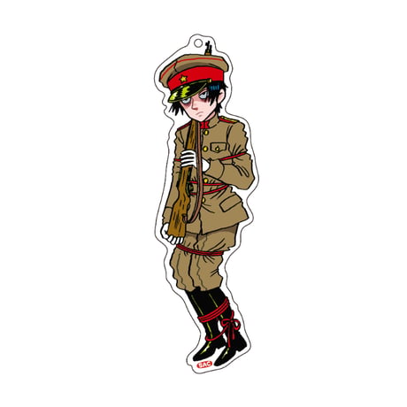 Sachiko Kaneoya Acrylic Keychain (ARMY) ／カネオヤサチコ アクリルスタンド (陸軍将校殿)