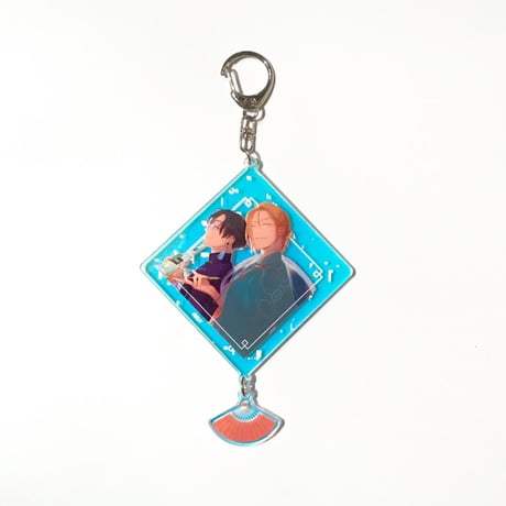 Bosco Takasaki Solo Exhibition 「Euphoria」Acrylic Aurora Keychain with Charm
