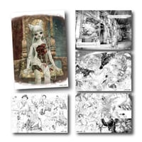 Shin-ichi Sakamoto　「Shin-ichi SakamotoChronicle：Presen」」B6 Illustration Card Set (B Count Dracula)