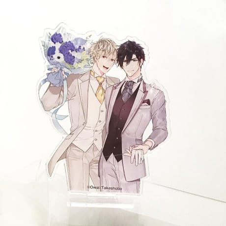 Owal Solo Exhibition 「Never End」Acrylic Stand+Sticker+Marriage Card Set（Hangout Crisis）
