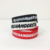Atsushi Kaneko カネコアツシ "SEARCH AND DESTROY" Silicone Wristband Set