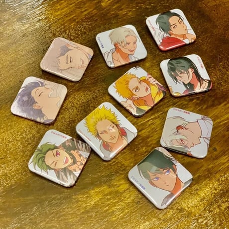 はらだ 「HKL3」 Harada Random 4can badges set