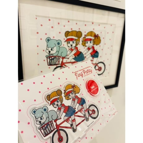 Lunlun YAMAMOTO Art Exhibition  「Tiny Party」Original Acrylic Standee C
