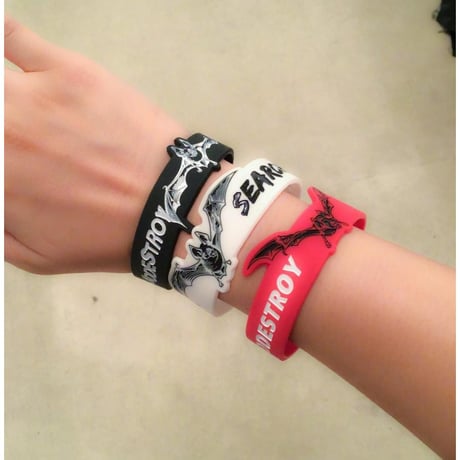 Atsushi Kaneko カネコアツシ "SEARCH AND DESTROY" Silicone Wristband Set