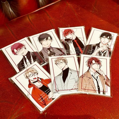 Keri Kusabi Solo Exhibition 「メメントスカーレット-archive-」Original random 2can badges set