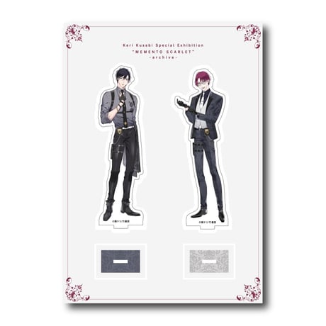 Keri Kusabi Solo Exhibition 「メメントスカーレット-archive-」Original big acrylic stand