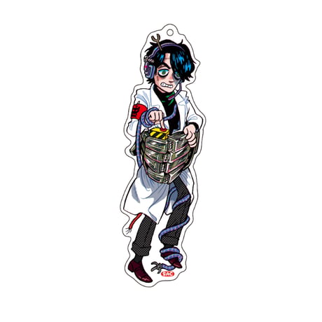 Sachiko Kaneoya acrylic keychain  (MAD SCIENTIST) ／カネオヤサチコ アクリルスタンド (悪い科学者)