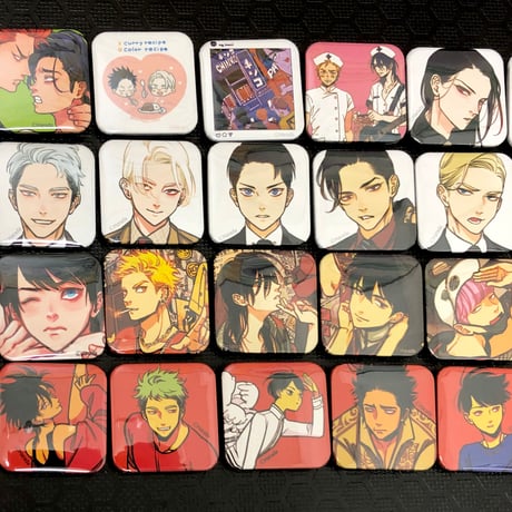 はらだ 「HKL2」 Harada Random 4can badges set