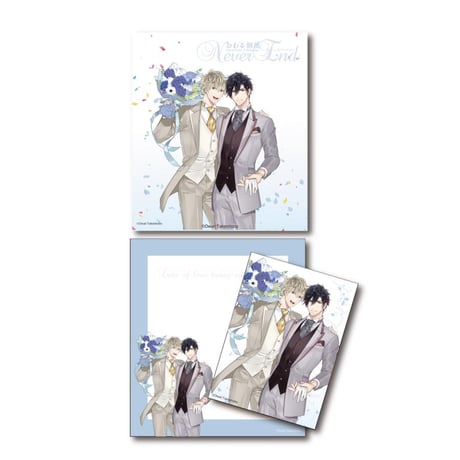 Owal Solo Exhibition 「Never End」Acrylic Stand+Sticker+Marriage Card Set（Hangout Crisis）