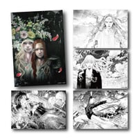 Shin-ichi Sakamoto　「Shin-ichi SakamotoChronicle：Presen」」B6 Illustration Card Set (A Mina & Lucy)