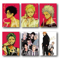 Harada 「Qpa Expo 2025」Holographic Clear Card.　Random 3-Piece Set