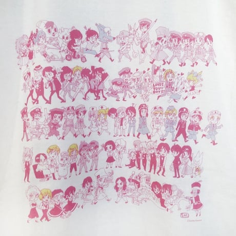 Sachiko Kaneoya カネオヤサチコ よいこ横丁Tシャツ