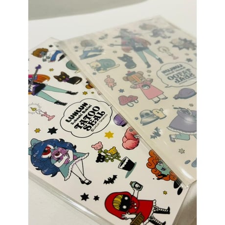Lunlun YAMAMOTO Art Exhibition  「Tiny Party」Original Tattoo Sticker (with Illustration Card)