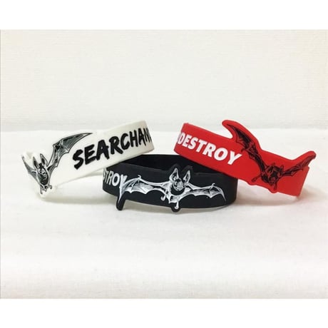 Atsushi Kaneko カネコアツシ "SEARCH AND DESTROY" Silicone Wristband Set
