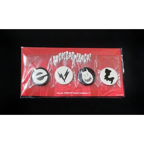 Atsushi Kaneko カネコアツシ Tribute Exhibition "LOCO! LOCO! LOCO! Returns" Can Badge Set