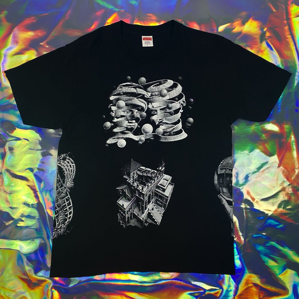 Supreme × M.C. Escher Collage Ｔシャツ - トップス