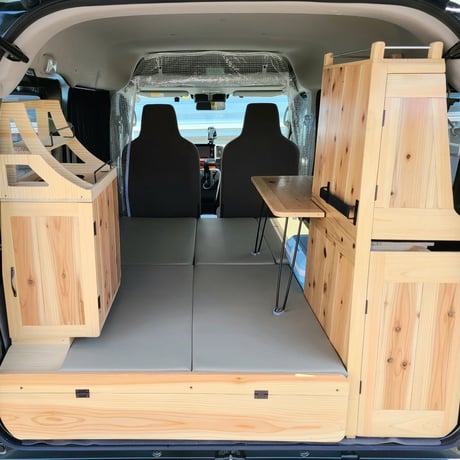 最終値下げ‼️【エブリイ DA17V】DIY 車中泊用ベッドキット