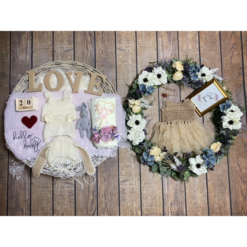 あ*様 リースモルネク 10月ご出産予定】・アネモネリース事前予約枠 | foglia luna