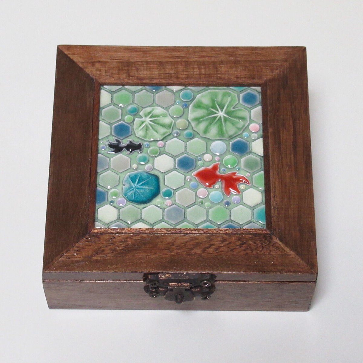 金魚小箱 | こだんみほのタイル絵