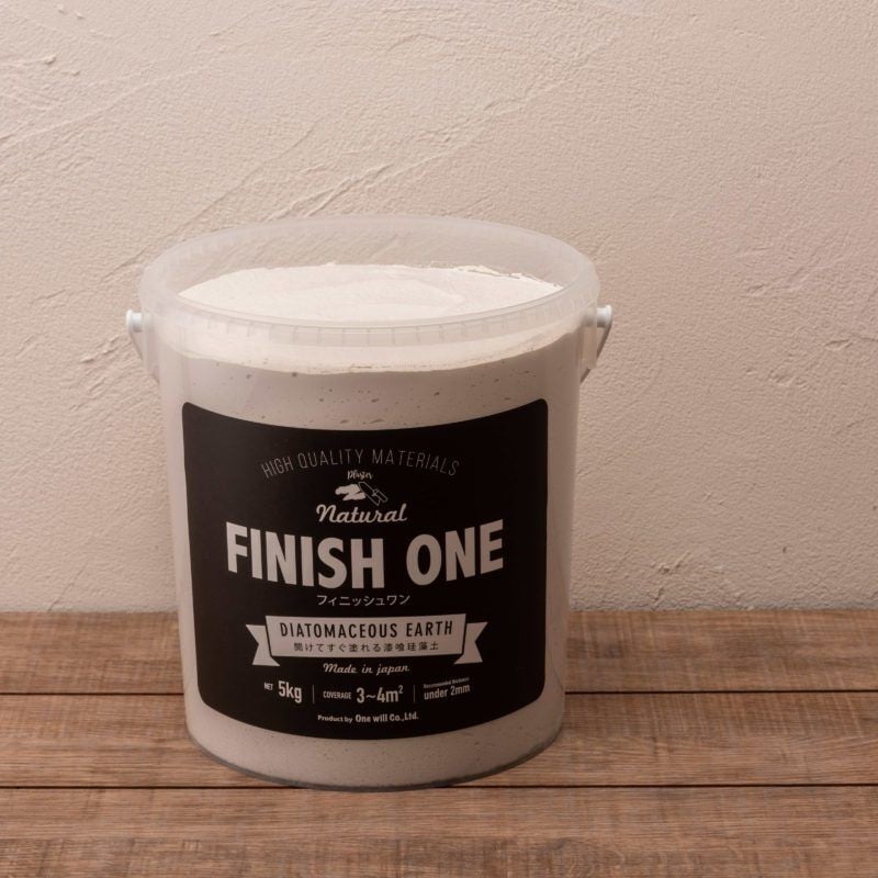 FINISH ONE 珪藻土 18kg缶 01_ホワイト | YHB STORE