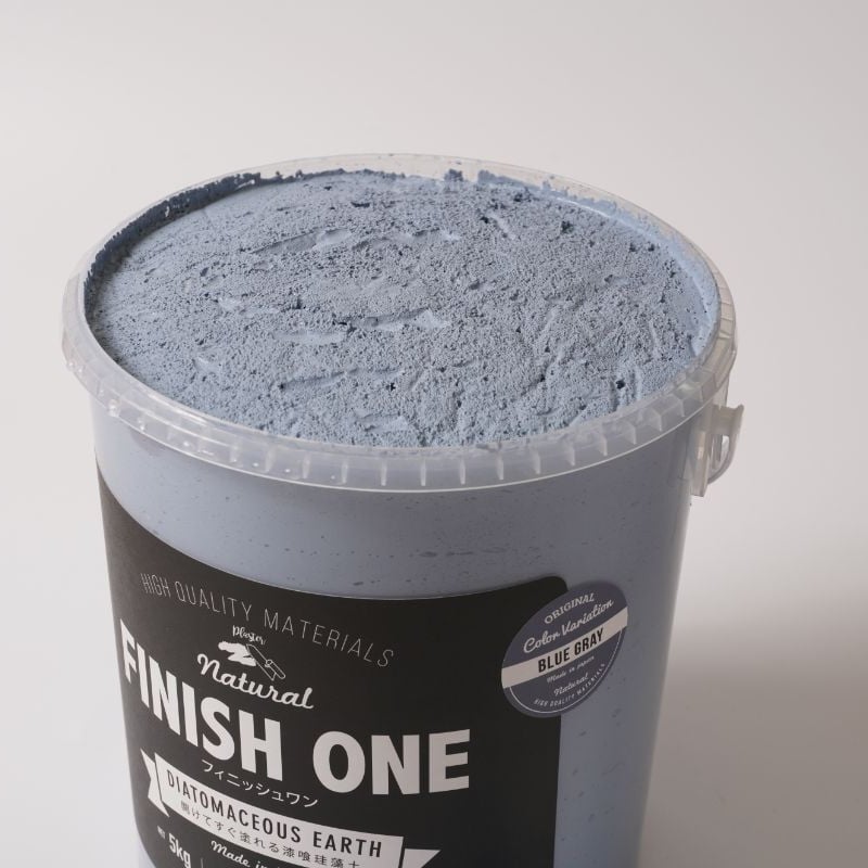 FINISH ONE 珪藻土 5kg缶 06_ブルーグレー | YHB STORE