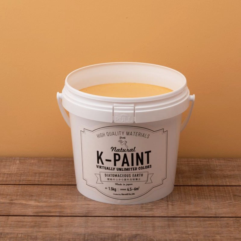 K-PAINT 珪藻土塗料 5kg 34_サフラン | YHB STORE