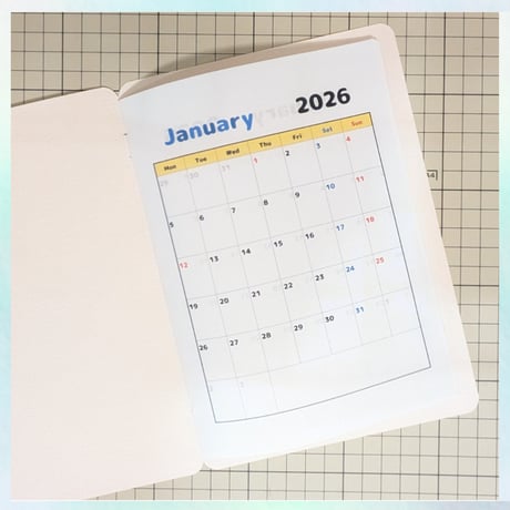 スケジュール帳-2026-1