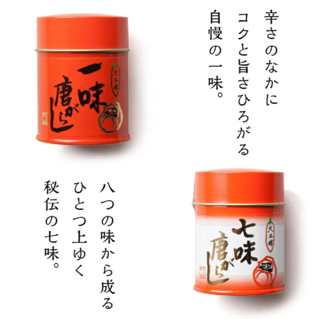 送料無料！大正館　スパイスセット スパイス 調味料 詰め合わせ 一味 七味 ゆず七味 浅漬の素 朝鮮漬・焼肉の素 からし粉 荒切唐辛子