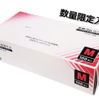 IGO　天然ゴム極薄手袋　100枚入り　サイズ（S、M、L）　パウダー付きラテックスグローブ