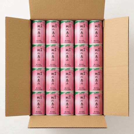 送料無料！ 果汁100％ 福島 桃の恵み 190×6本・190g×10本・190g×15本・190g×20本・190g×30本 お土産 御当地グルメ 人気商品　常温発送