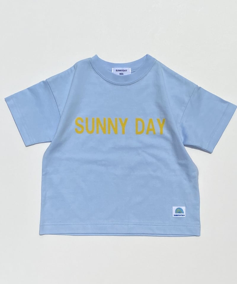 45R SUNNY DAY 半袖Tシャツ 青 SUNNY DAY blue T-shirt (made in Japan) | SUNNYD