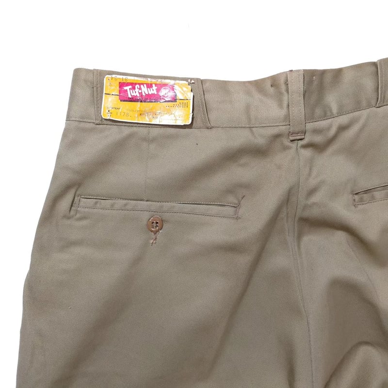 Tuf-Nut 60s コットンアーミークロスワークパンツ MADE IN USA