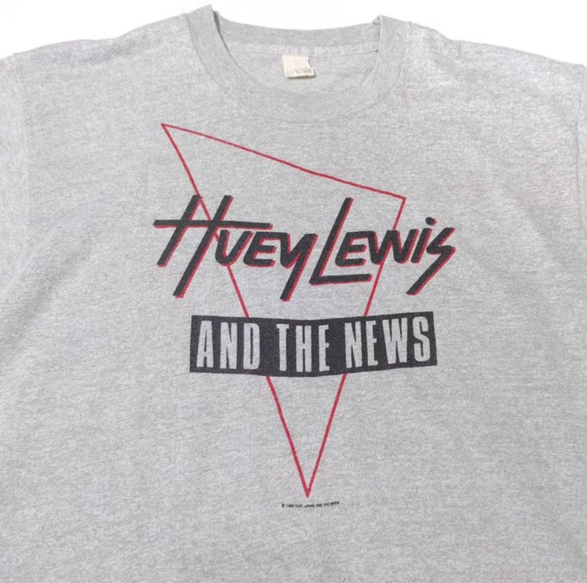 HUEY LEWIS AND THE NEWS 80s ScreenStarsボディ ツアーT