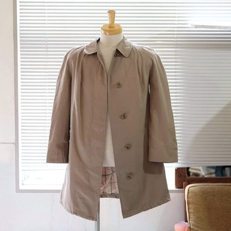 Burberrys 60s 70s トレンチコート　ステンカラーコート 60's Burberry's ビンテージステンカラーコート - Fresh Service