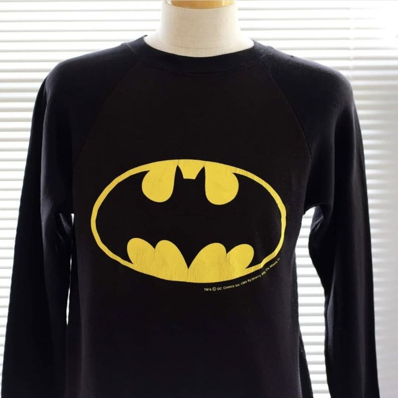 70~80s Sherryボディ BatmanアクリルスウェットシャツMade In 70~80s Sherryボディ BatmanアクリルスウェットシャツMade In