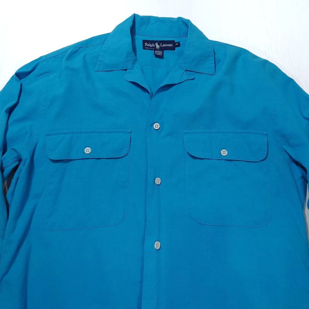Polo by Ralph Lauren 80〜90s コットンオープンカラーシャツ